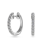 Diamond Hoop Earrings - Dracakis Jewellers